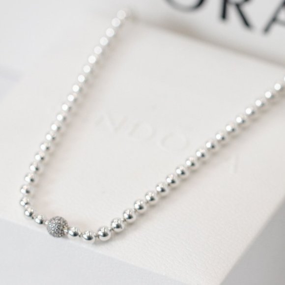 Pandora Beads & Pavé Necklace - Picture 5 of 5